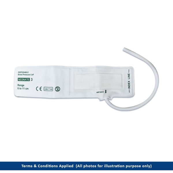 Caremed Neonate Disposable Nibp Cuff Single Tube Cm No Medical