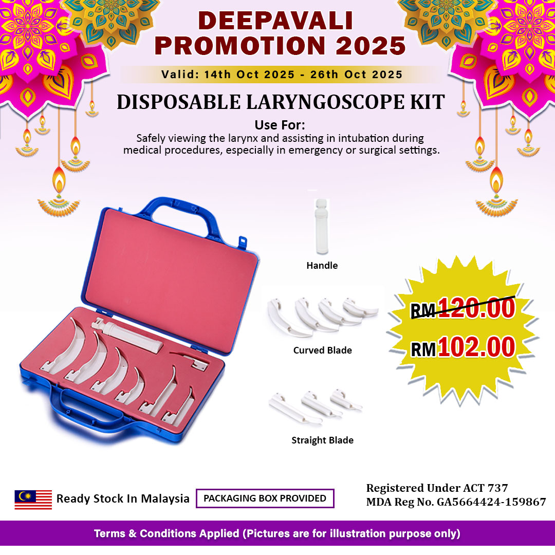 Disp Laryngoscope Kit 0