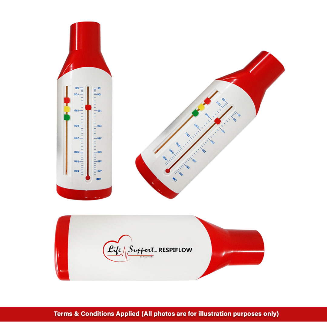thumbnail image 2 of Sunset Peak Flow Meter RES052 - Handheld Respiratory Exerciser For Lung Health 2 of 3